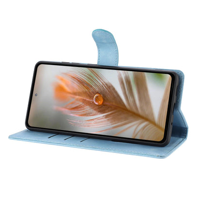 For Redmi K90 Pro Max / Poco F8 Ultra Secret Garden Butterfly Pattern Leather Phone Case(Blue)