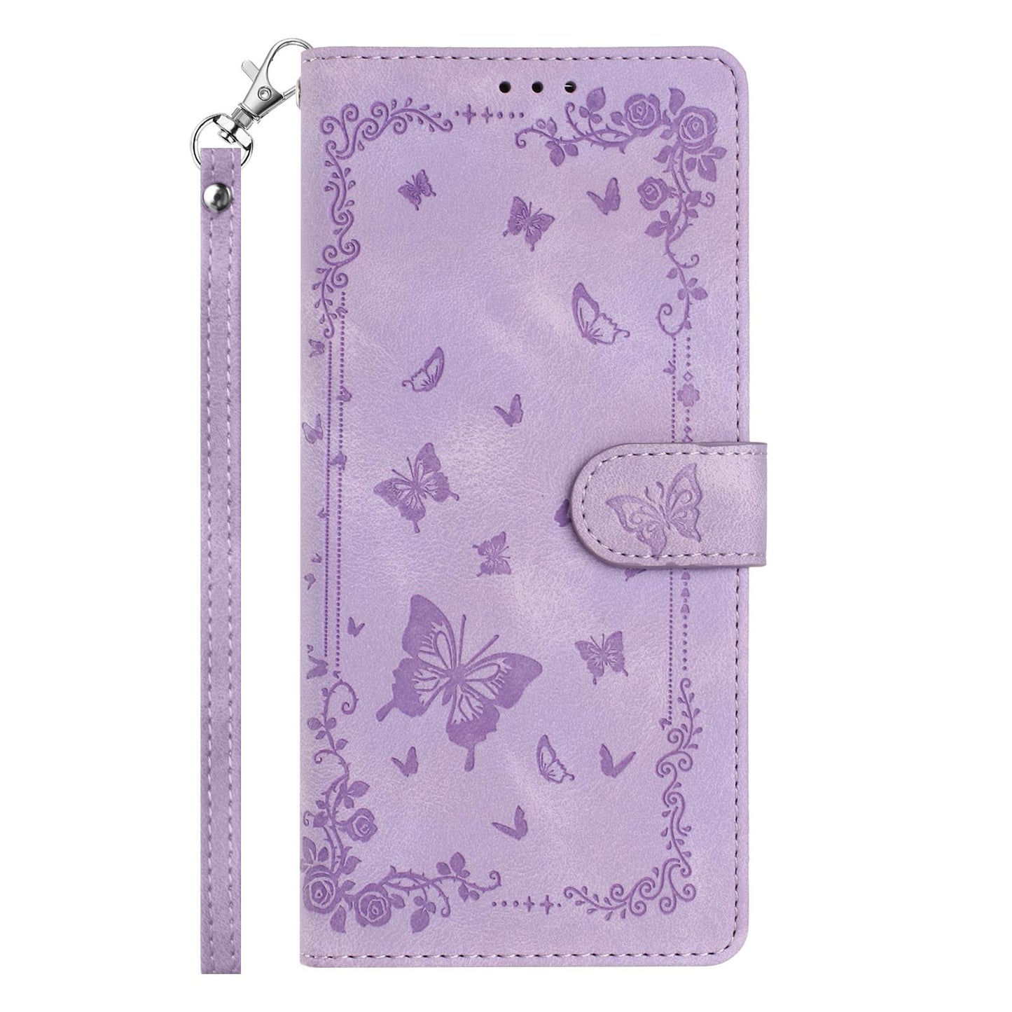 For Redmi K90 Pro Max / Poco F8 Ultra Secret Garden Butterfly Pattern Leather Phone Case(Purple)
