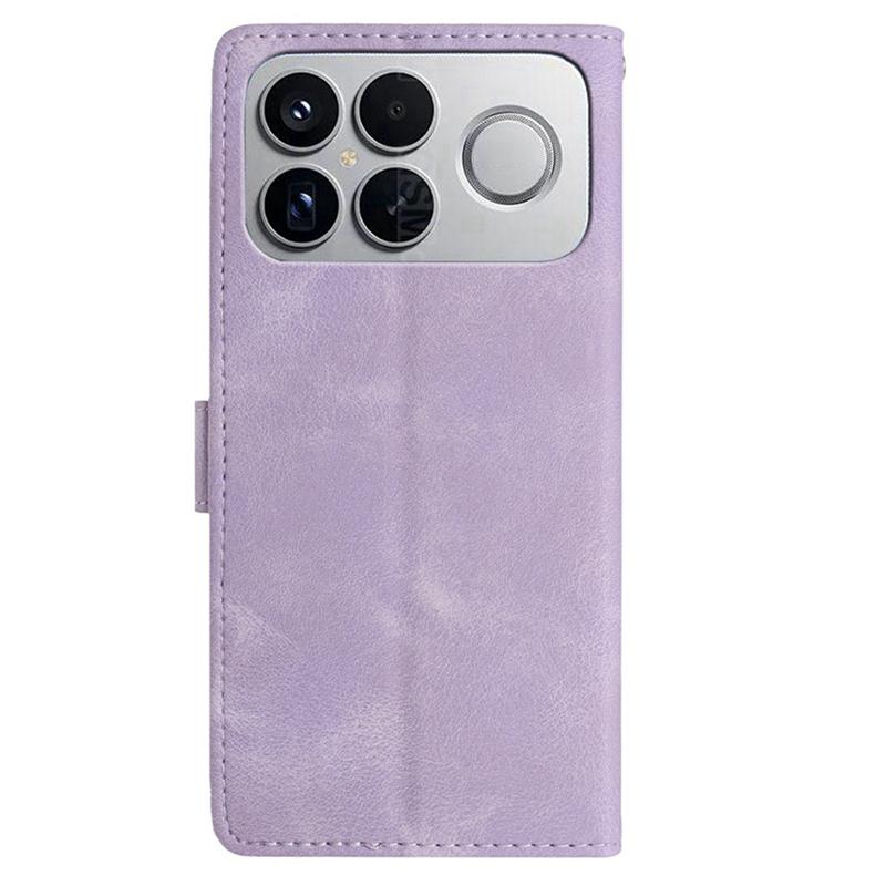 For Redmi K90 Pro Max / Poco F8 Ultra Secret Garden Butterfly Pattern Leather Phone Case(Purple)