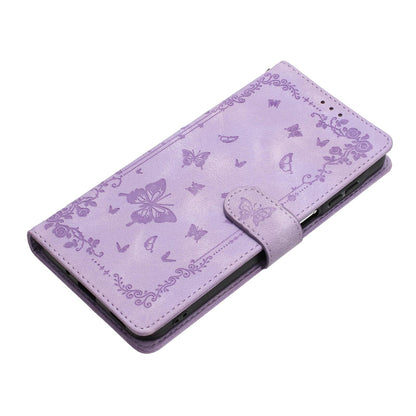 For Redmi K90 Pro Max / Poco F8 Ultra Secret Garden Butterfly Pattern Leather Phone Case(Purple)