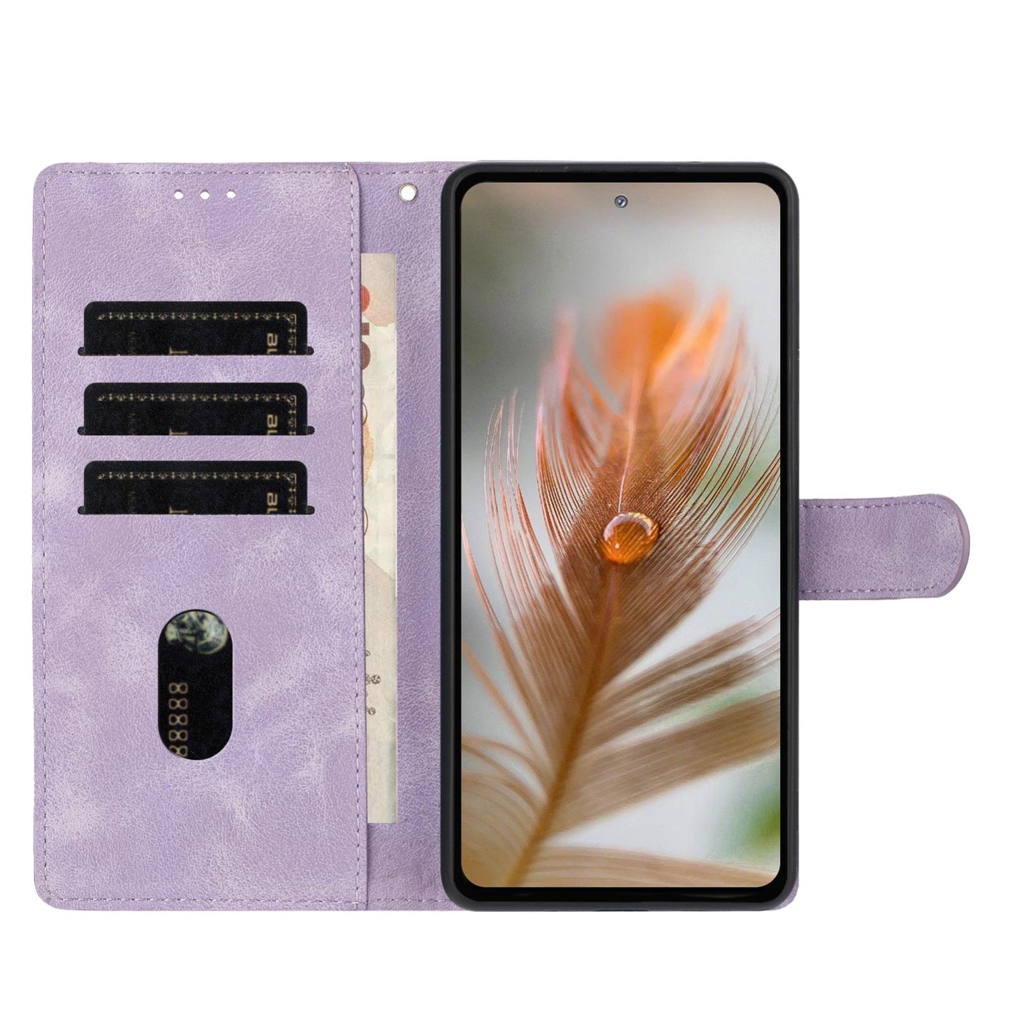 For Redmi K90 Pro Max / Poco F8 Ultra Secret Garden Butterfly Pattern Leather Phone Case(Purple)