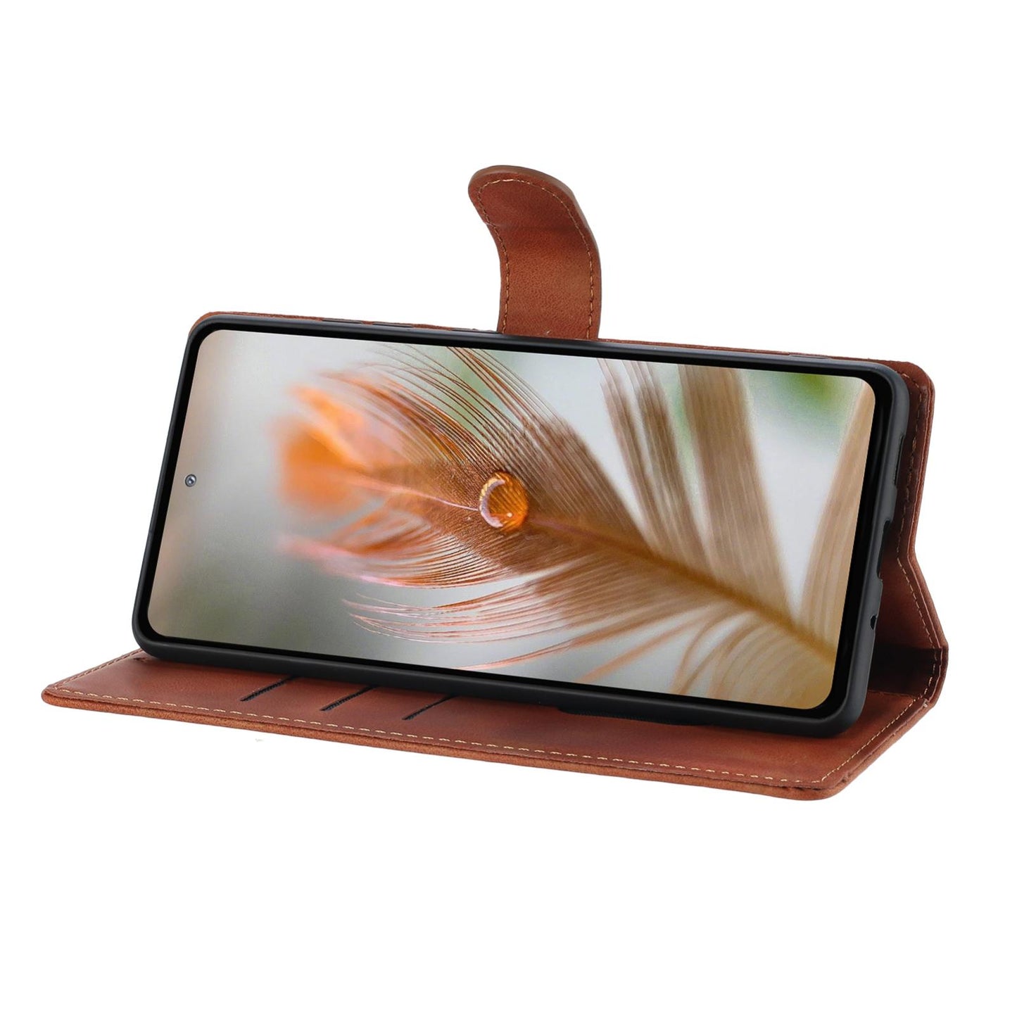For Redmi K90 Pro Max / Poco F8 Ultra Secret Garden Butterfly Pattern Leather Phone Case(Brown)