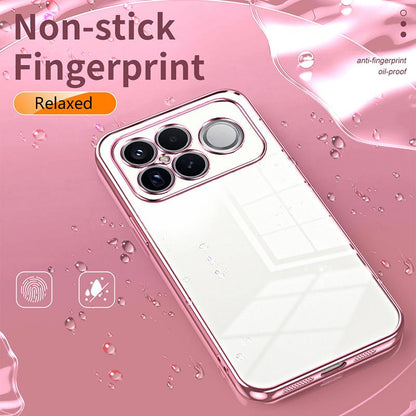 For Redmi K90 Pro Max / Poco F8 Ultra Transparent Plating Fine Hole Phone Case(Green)