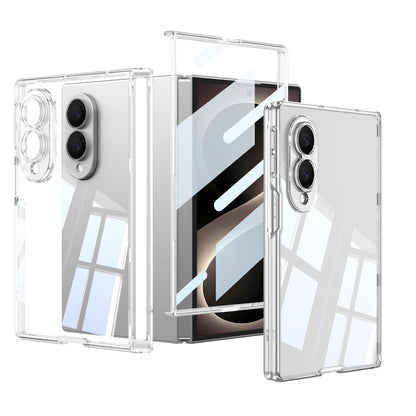 For Galaxy Z Fold8 5G GKK Integrated Magnetic Folding Transparent Phone Case(Transparent)