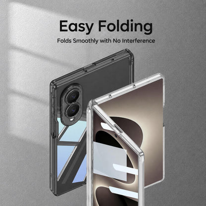 For Galaxy Z Fold8 5G GKK Integrated Magnetic Folding Transparent Phone Case(Transparent)