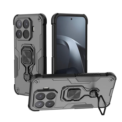 For Xiaomi 17T Pro 5G Metal Kickstand TPU Hybrid PC Phone Case - Black - EDA008746707A