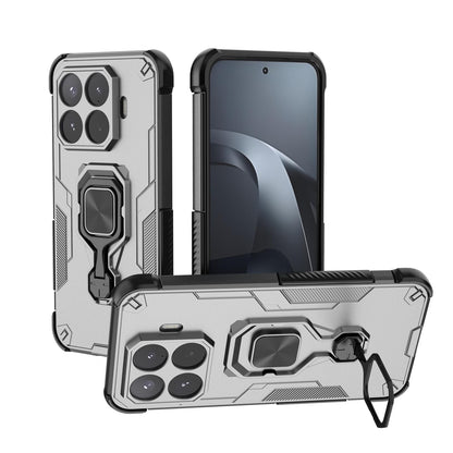 For Xiaomi 17T Pro 5G Metal Kickstand TPU Hybrid PC Phone Case - Grey - EDA008746707B