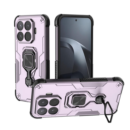 For Xiaomi 17T Pro 5G Metal Kickstand TPU Hybrid PC Phone Case - Purple - EDA008746707E