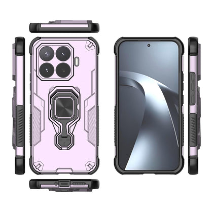 For Xiaomi 17T Pro 5G Metal Kickstand TPU Hybrid PC Phone Case - Purple - EDA008746707E