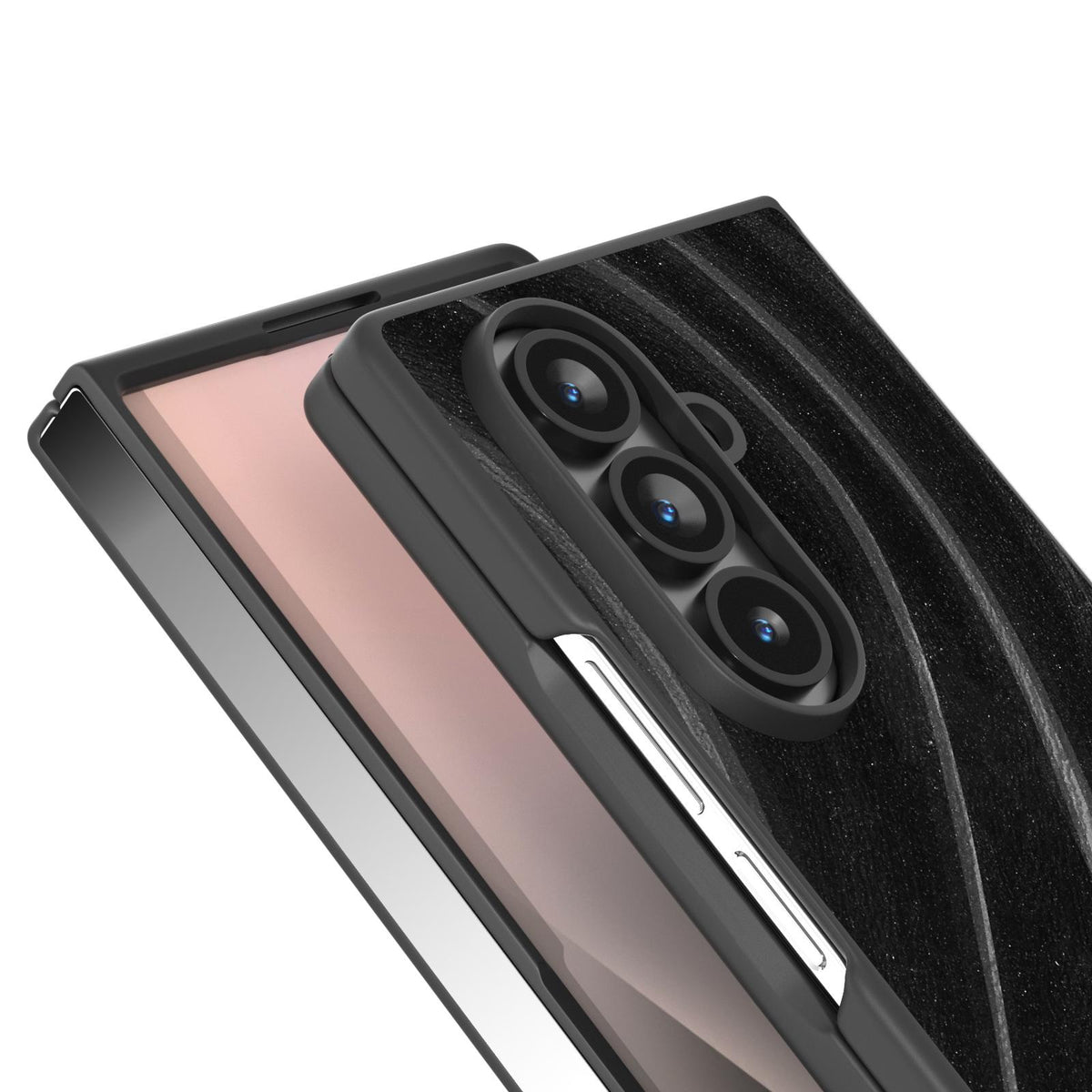 For Galaxy Z Fold8 Ultra 5G Galactic Pattern Protective Phone Case - Black - EDA008751302B