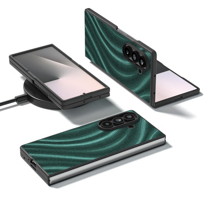For Galaxy Z Fold8 Ultra 5G Galactic Pattern Protective Phone Case - Green - EDA008751302C