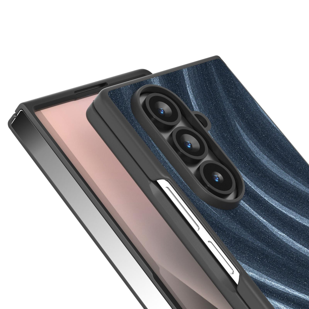 For Galaxy Z Fold8 Ultra 5G Galactic Pattern Protective Phone Case - Blue - EDA008751302D