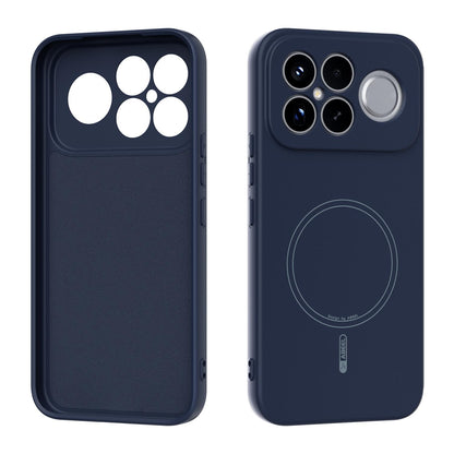 For Redmi K90 Pro Max/Poco F8 Ultra ABEEL Skin-friendly Feel Magsafe Liquid Silicone Phone Case(Blue)