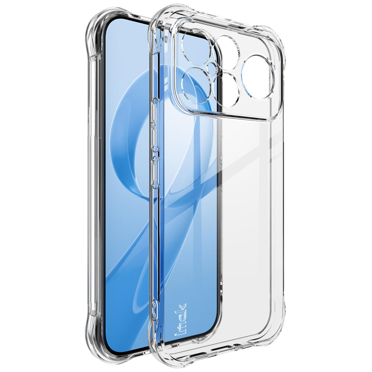 For Redmi K90 Pro Max / Poco F8 Ultra 5G imak Shockproof Airbag TPU Phone Case(Transparent)