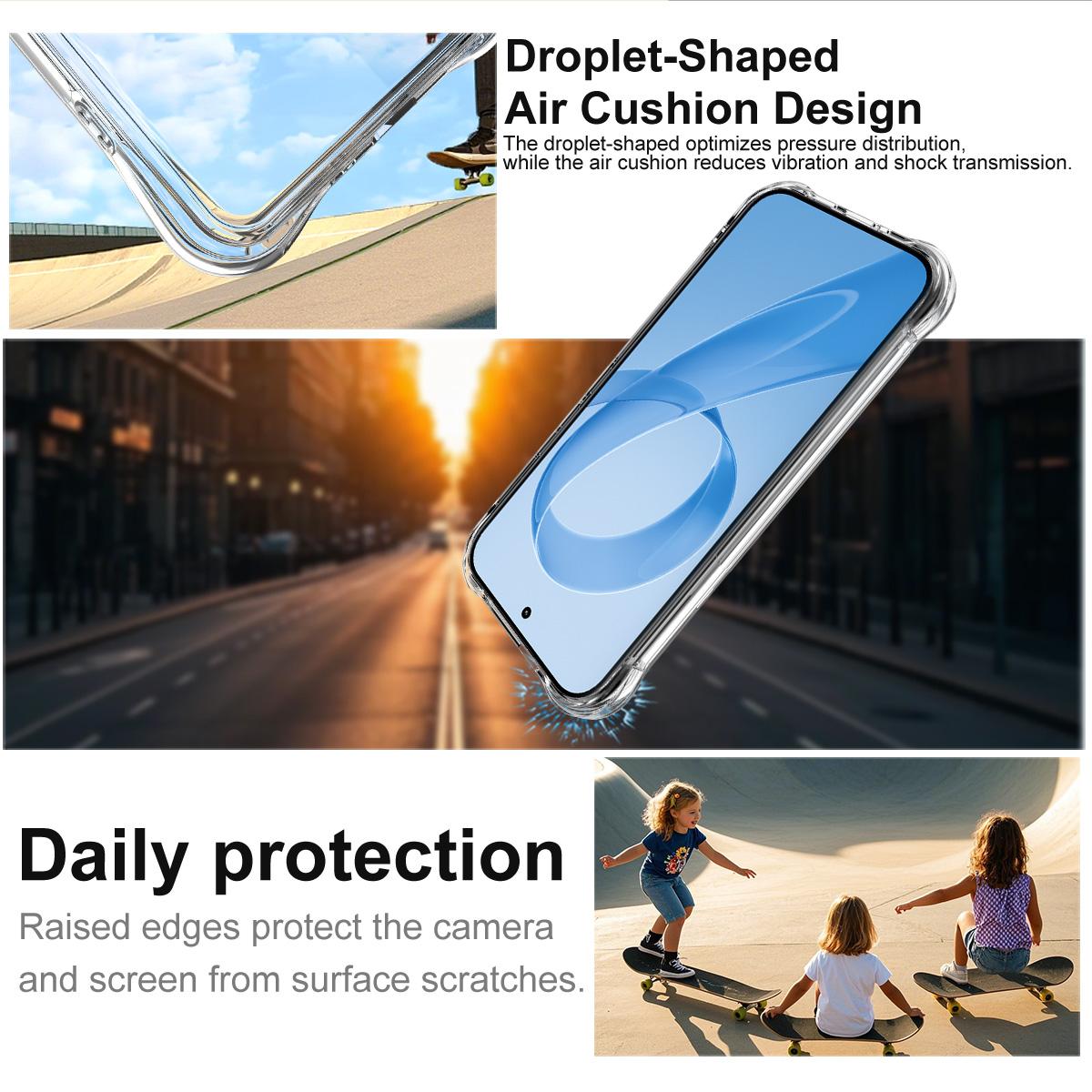 For Redmi K90 Pro Max / Poco F8 Ultra 5G imak Shockproof Airbag TPU Phone Case(Transparent)