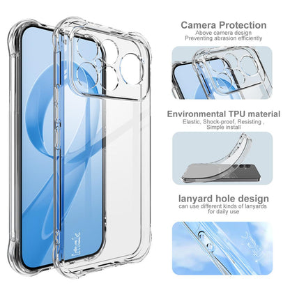 For Redmi K90 Pro Max / Poco F8 Ultra 5G imak Shockproof Airbag TPU Phone Case(Transparent)