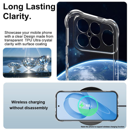 For Redmi K90 Pro Max / Poco F8 Ultra 5G imak Shockproof Airbag TPU Phone Case(Transparent)