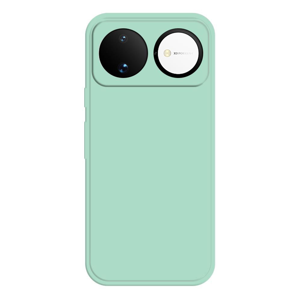 For Huawei nova 16 Imitation Liquid Silicone Phone Case - Light Cyan - EDA008829605E