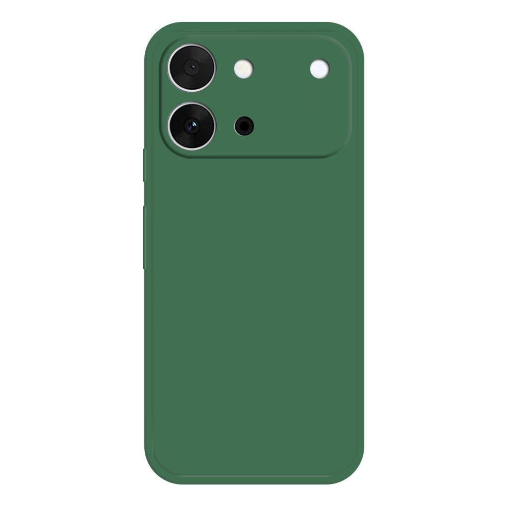 For vivo S60 5G Imitation Liquid Silicone Phone Case - Dark Green - EDA008830003A