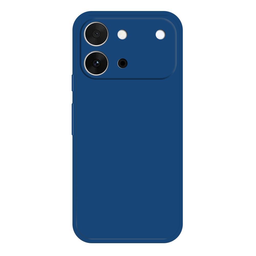 For vivo S60 5G Imitation Liquid Silicone Phone Case - Blue - EDA008830003C