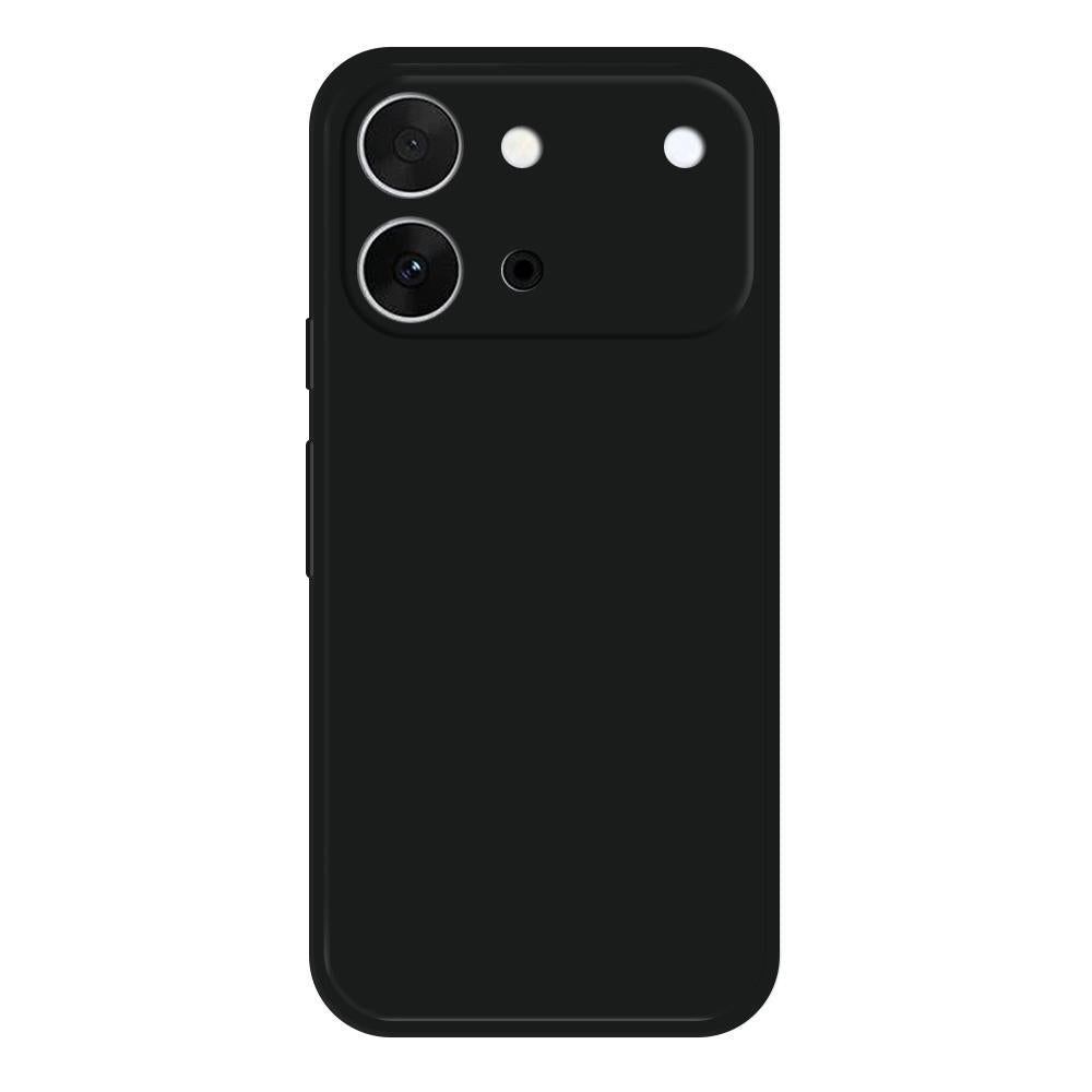 For vivo S60 5G Imitation Liquid Silicone Phone Case - Black - EDA008830003G