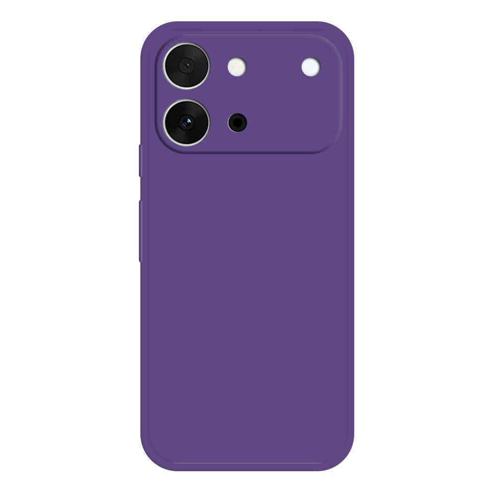 For vivo S60 5G Imitation Liquid Silicone Phone Case - Dark Purple - EDA008830003H