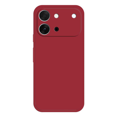 For vivo S60 5G Imitation Liquid Silicone Phone Case - Dark Red - EDA008830003J