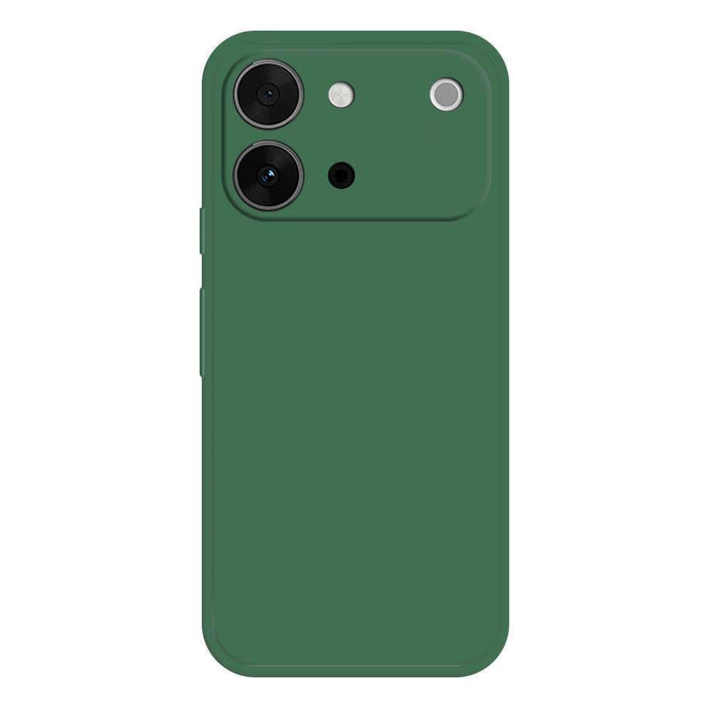 For vivo S60 Vitality 5G Imitation Liquid Silicone Phone Case - Dark Green - EDA008830004A