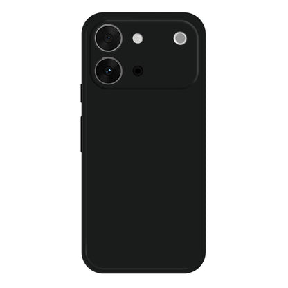 For vivo S60 Vitality 5G Imitation Liquid Silicone Phone Case - Black - EDA008830004G