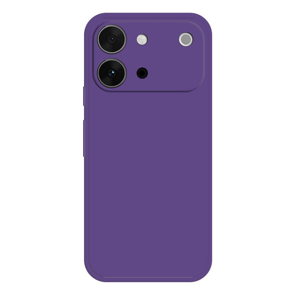 For vivo S60 Vitality 5G Imitation Liquid Silicone Phone Case - Dark Purple - EDA008830004H
