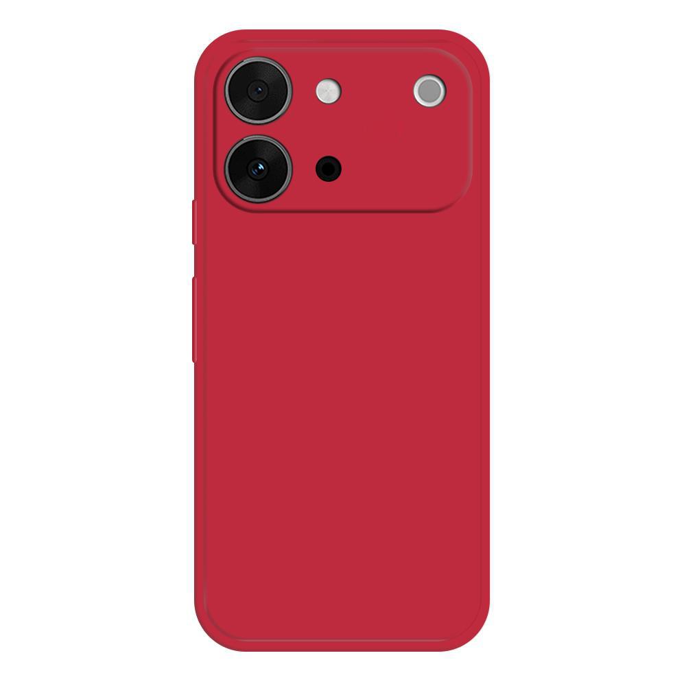 For vivo S60 Vitality 5G Imitation Liquid Silicone Phone Case - Red - EDA008830004L
