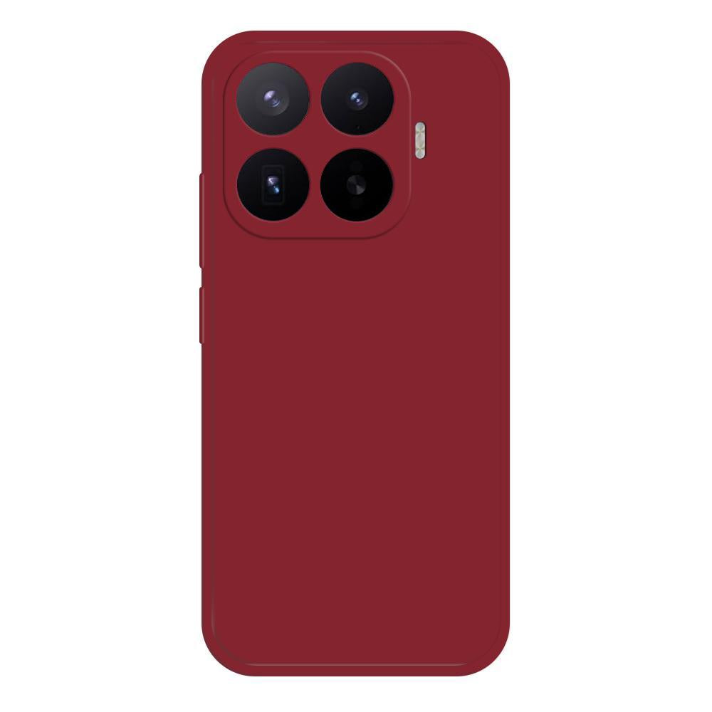 For Xiaomi 17T 5G Imitation Liquid Silicone Phone Case(Dark Red)
