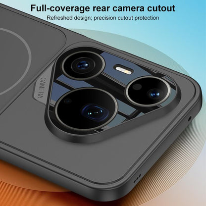 For Huawei Pura 90 Pro Max 5G GKK Change to 17 Pro Series Frosted Ultra-thin MagSafe Magnetic Phone Case - Black - EDA008841009C