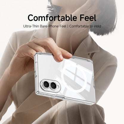 For Galaxy Z Fold8 5G GKK MagSafe Magnetic Folding Transparent Phone Case(Transparent)
