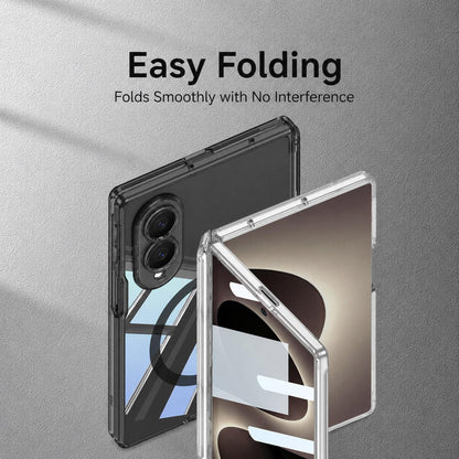 For Galaxy Z Fold8 5G GKK MagSafe Magnetic Folding Transparent Phone Case(Transparent)