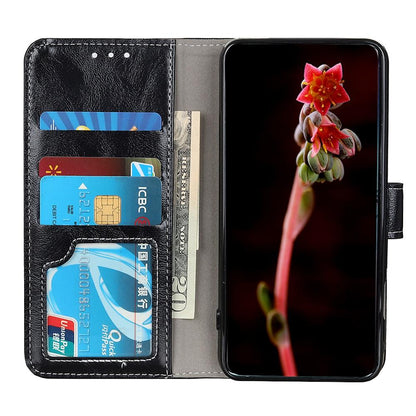 For Google Pixel 11a Retro Crazy Horse Texture Flip Leather Phone Case - Black - EDA008847904A