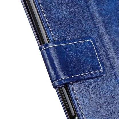 For Google Pixel 11a Retro Crazy Horse Texture Flip Leather Phone Case - Blue - EDA008847904C
