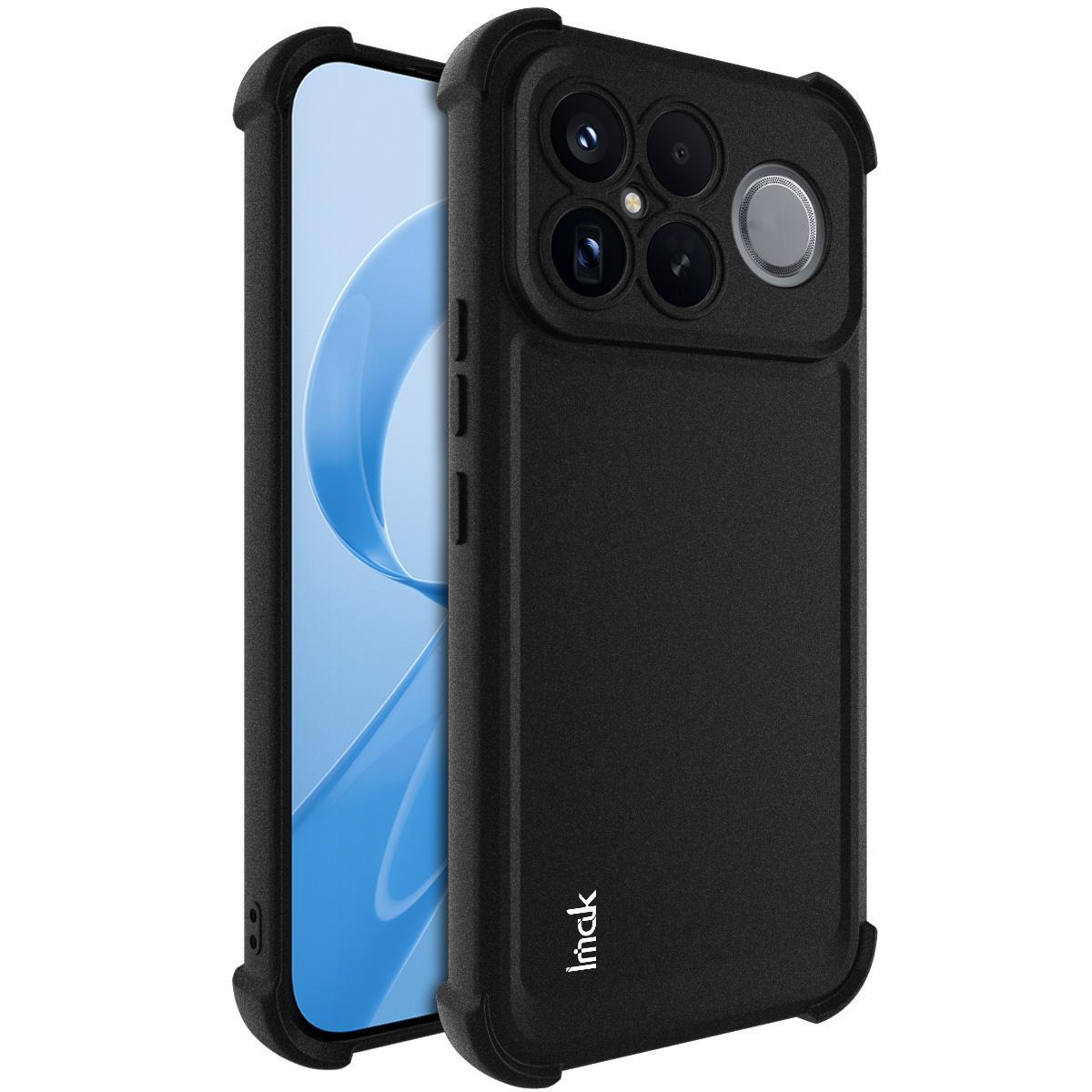 For Redmi K90 Pro Max / Poco F8 Ultra 5G imak Shockproof Airbag TPU Phone Case(Matte Black)