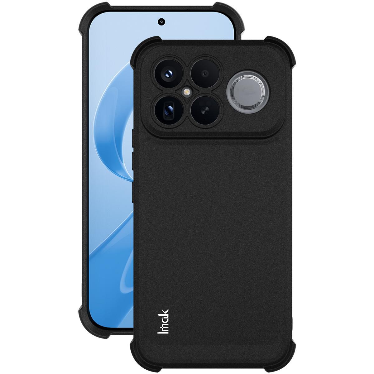 For Redmi K90 Pro Max / Poco F8 Ultra 5G imak Shockproof Airbag TPU Phone Case(Matte Black)
