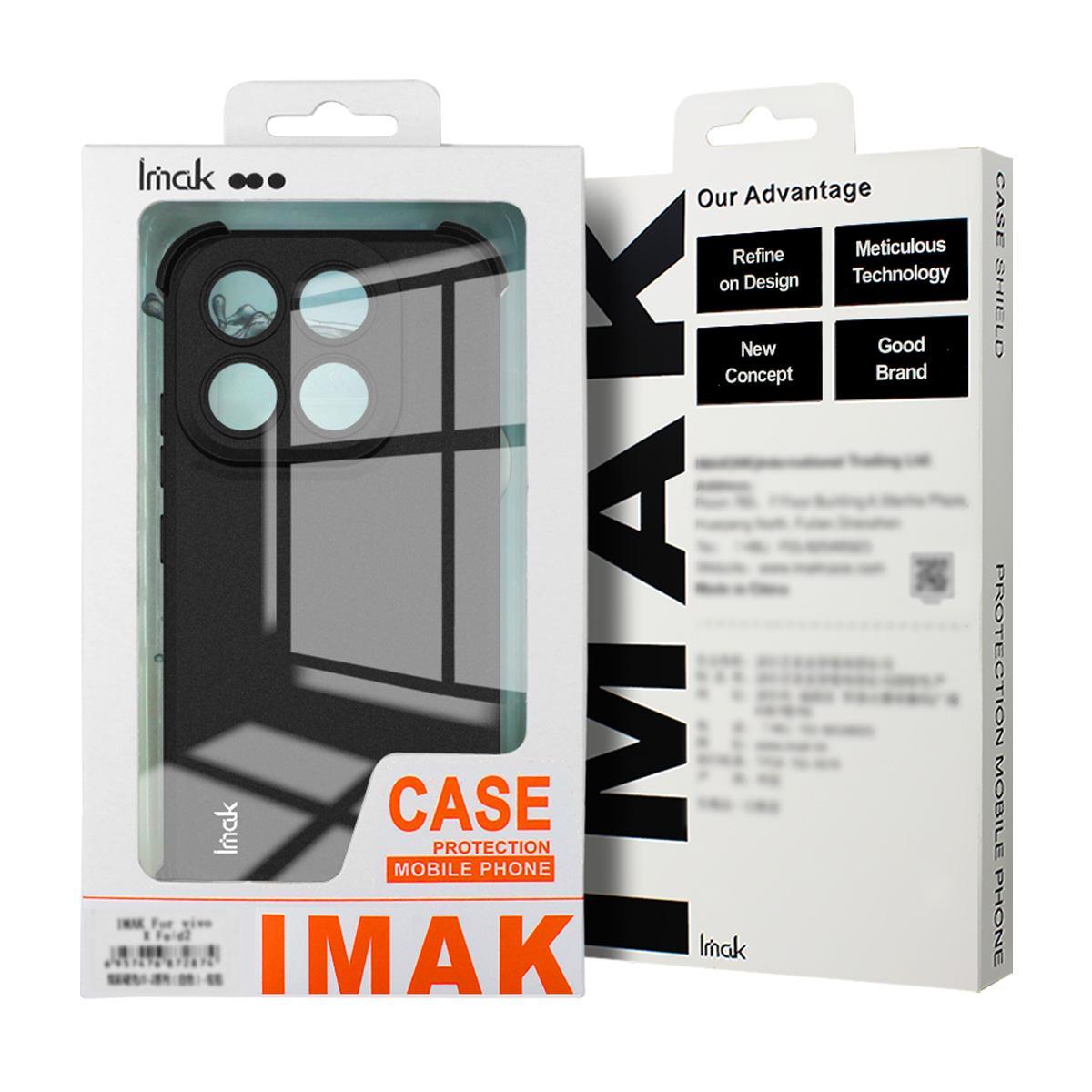 For Redmi K90 Pro Max / Poco F8 Ultra 5G imak Shockproof Airbag TPU Phone Case(Matte Black)