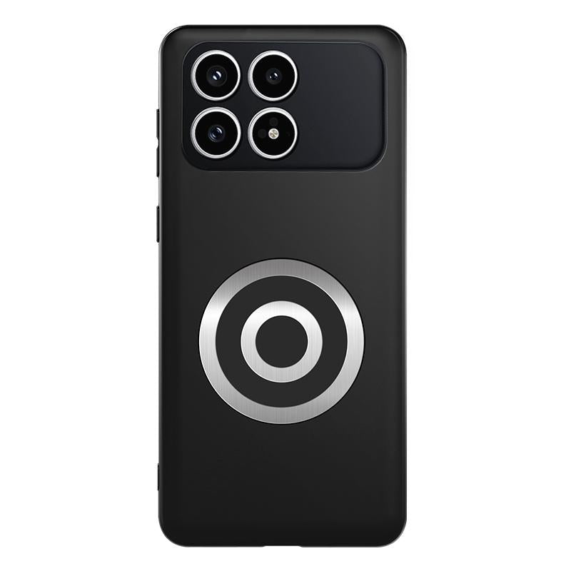 For Redmi K90 / Poco F8 Pro Graphene Brass Thermal Grease Cooling Frosted Magnetic Phone Case(Black)