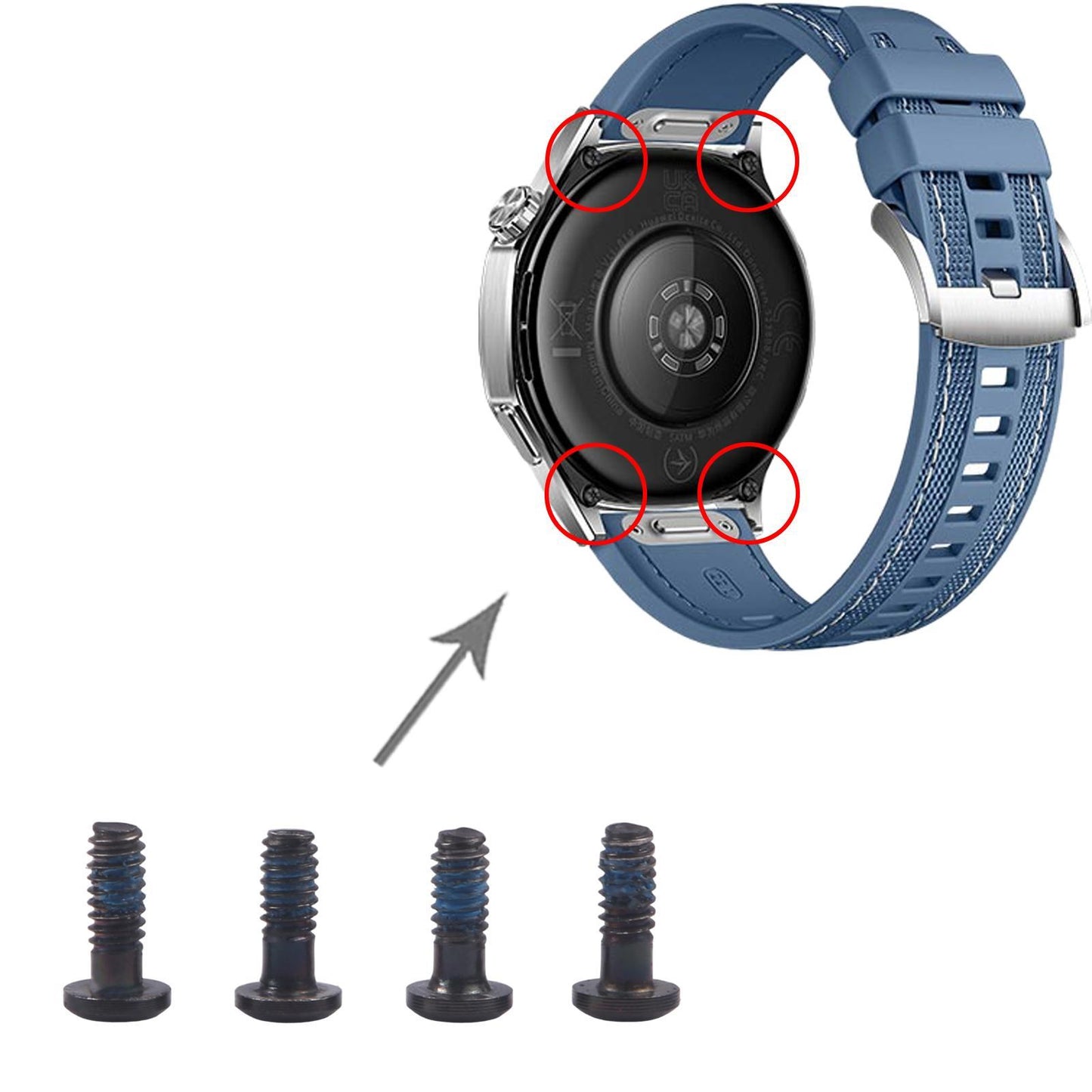 For Huawei Watch Ultimate 2 Original Back Cover Screw Set