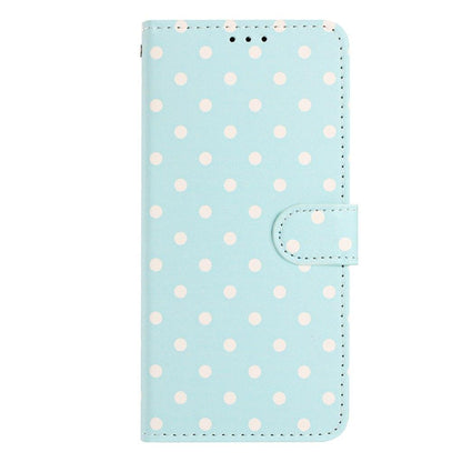 For Redmi K90 Pro Max / Poco F8 Ultra Small Dots Pattern Vegan Leather Phone Case(Light Blue)