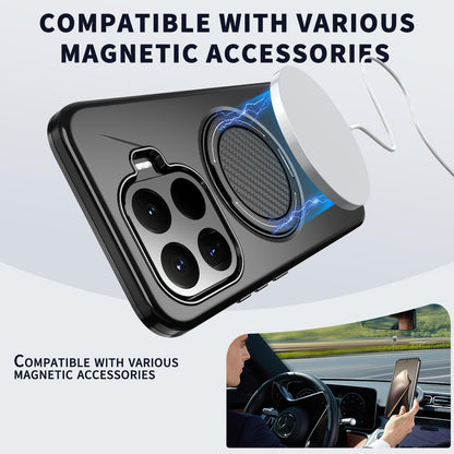 For Xiaomi 17T Pro 5G Metal Rotation Holder MagSafe TPU Hybrid PC Phone Case(Black)