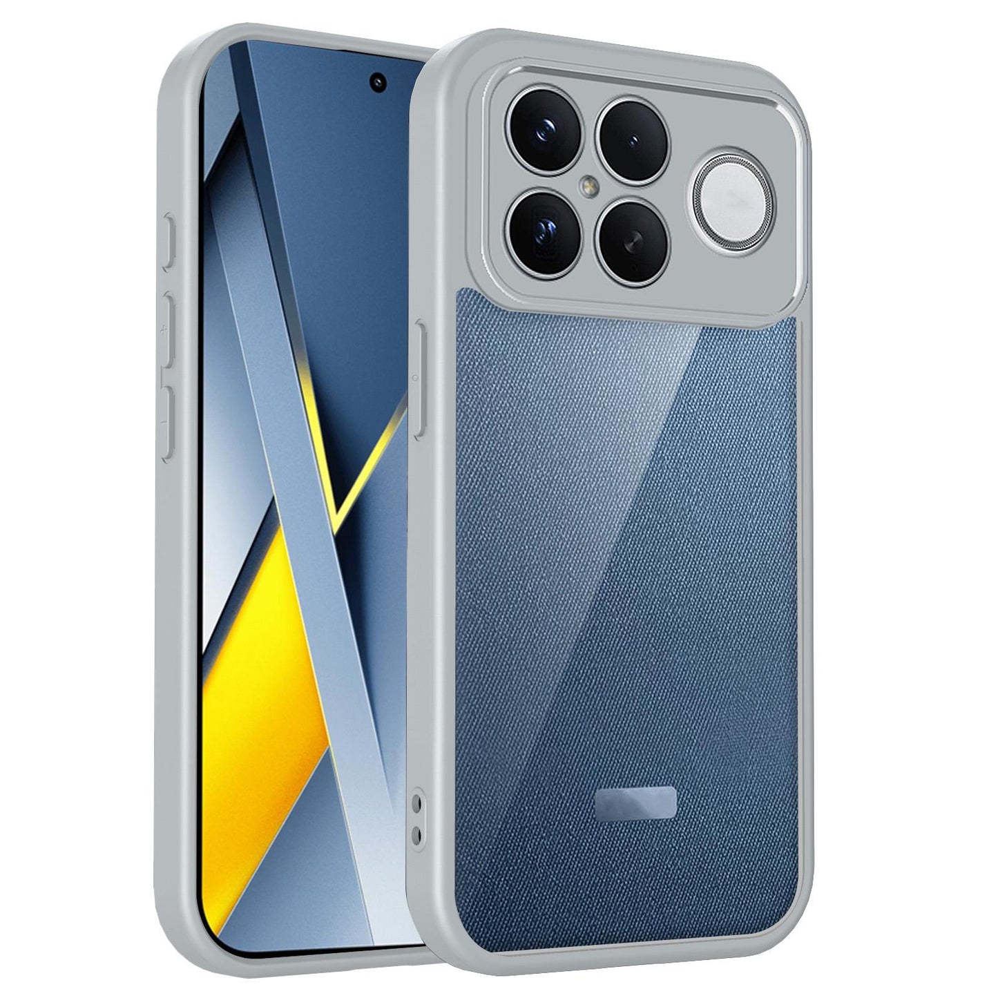 For Redmi K90 Pro Max / Poco F8 Ultra Matte PC Skin-feel Shockproof Phone Case(Grey)