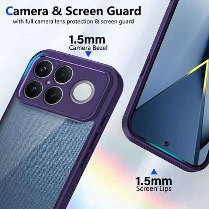 For Redmi K90 Pro Max / Poco F8 Ultra Matte PC Skin-feel Shockproof Phone Case(Purple)