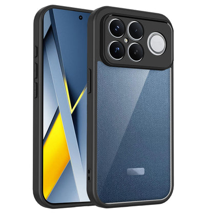 For Redmi K90 Pro Max / Poco F8 Ultra Matte PC Skin-feel Shockproof Phone Case(Black)