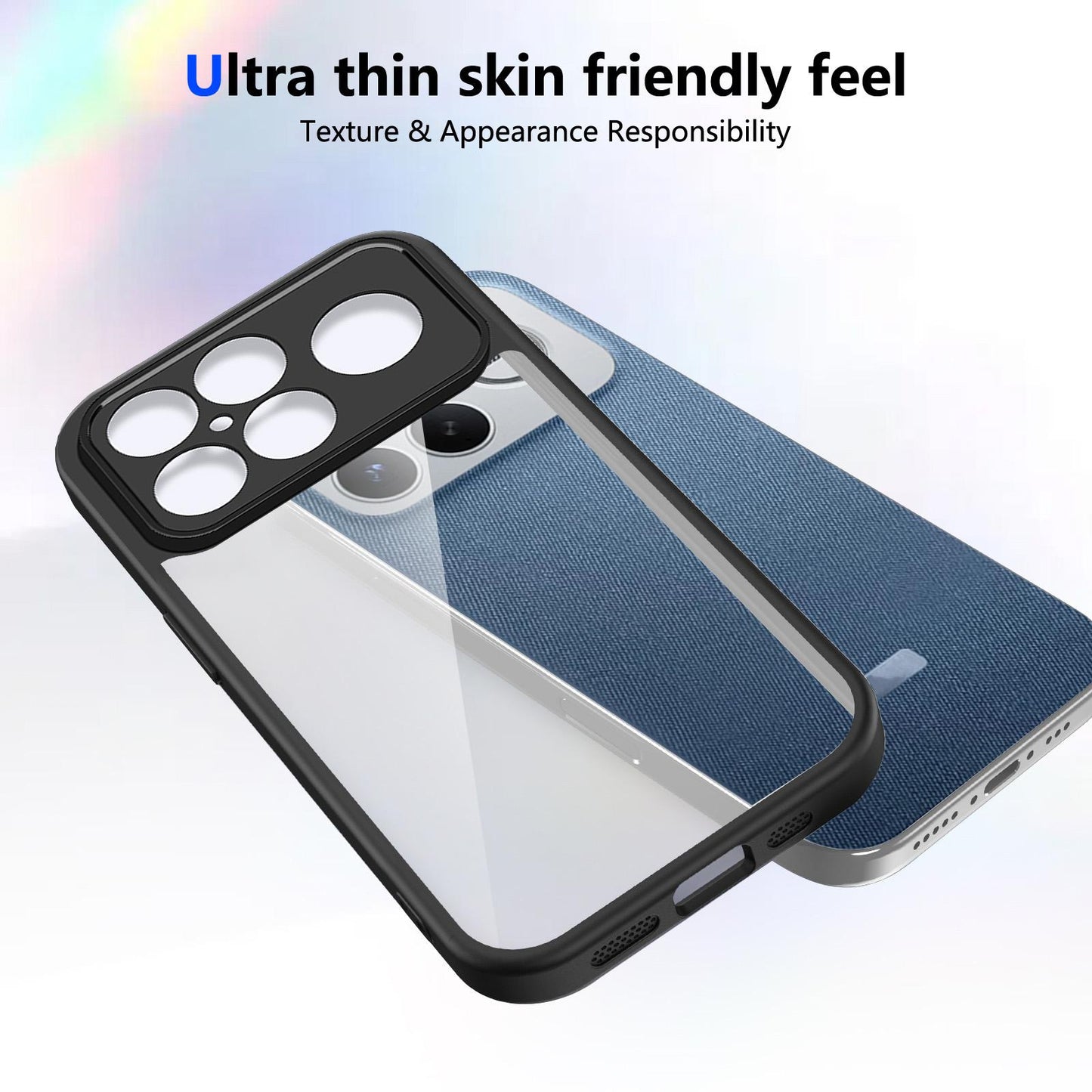 For Redmi K90 Pro Max / Poco F8 Ultra Matte PC Skin-feel Shockproof Phone Case(Black)