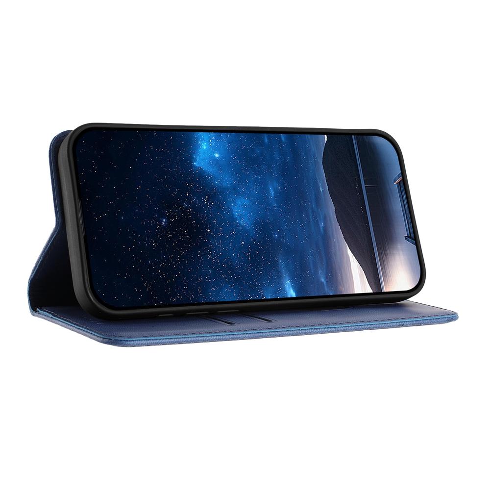 For Redmi K90 Pro Max / Poco F8 Ultra 5G Tulips Butterfly Pattern Magnetic Vegan Leather Phone Case(Royal Blue)