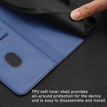 For Redmi K90 Pro Max / Poco F8 Ultra 5G Tulips Butterfly Pattern Magnetic Vegan Leather Phone Case(Royal Blue)
